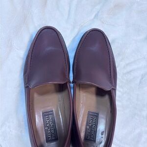 Mercanti Fiorentini Men's Dark Brown Slip-On Loafers